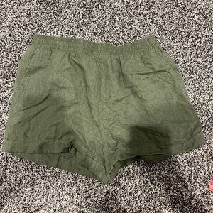 Forever 21 Green Cargo Shorts Relaxed Fit